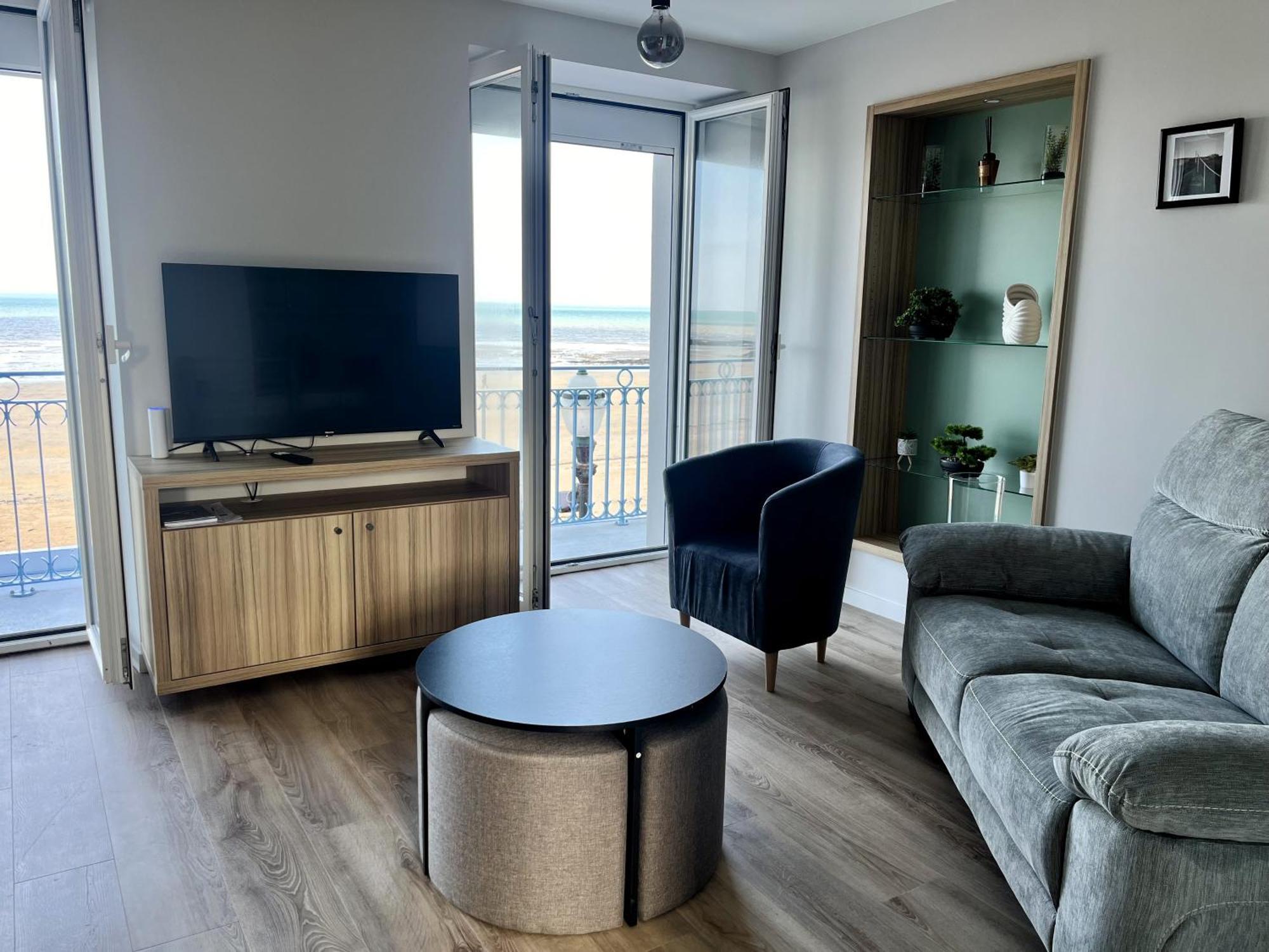 La Tourelle - Balcon Vue Et Terrasse Plein Sud Apartment Saint-Aubin-Sur-Mer (Calvados)